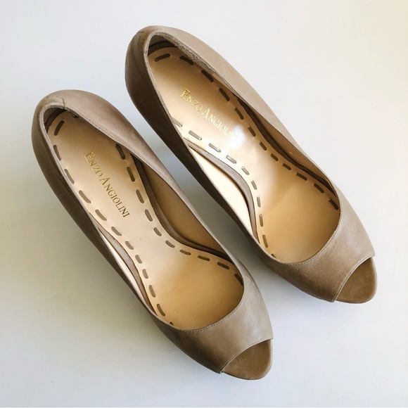 Enzo Angiolini Sully Platform Peep Toe Pumps - Picture 4 of 15